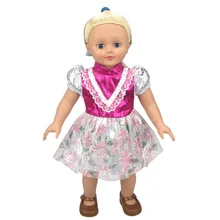 wamami New Handmade Fashion Chrysanthem Dress Skirt For 18inch American Girl Doll Party