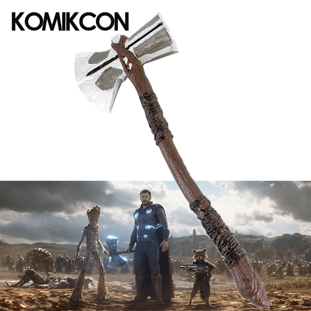 

11 Thor Stormbreaker PU Weapon Superhero Endgame Model Toy For Adults Halloween Party Cosplay Action Figure Collection Props