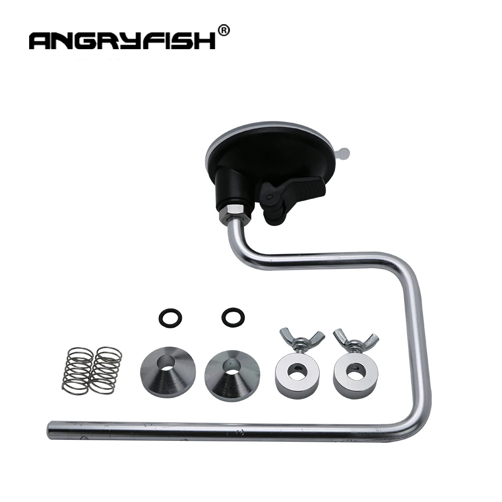 Angryfish المحمولة الألومنيوم الصيد خط اللفاف بكرة بكرة نظام التخزين المؤقت معالجة أدوات أداة الالتصاق الكارب الصيد البحري