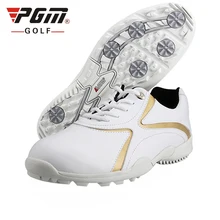 Pgm/нескользящая обувь для гольфа; женские легкие дышащие спортивные кроссовки; Уличная обувь из мягкой кожи для легкой атлетики; AA10095