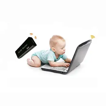 

Mini Portable 3G/4G WiFi Wlan Hotspot AP Client 150Mbps RJ45 USB Wireless Router**