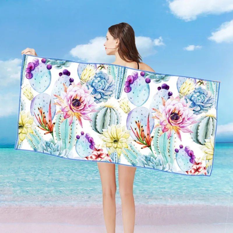 Серия 5 160*80 см 3D HD пляжное купальное полотенце с принтом Quick сухое микрофибровое пляжное полотенце без песка