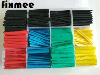 

530pcs Thermal contra Sleeve cable Heat Shrink Tube termoretractil pvc tube tubing 2:1 Wrap Wire Cable free shipping