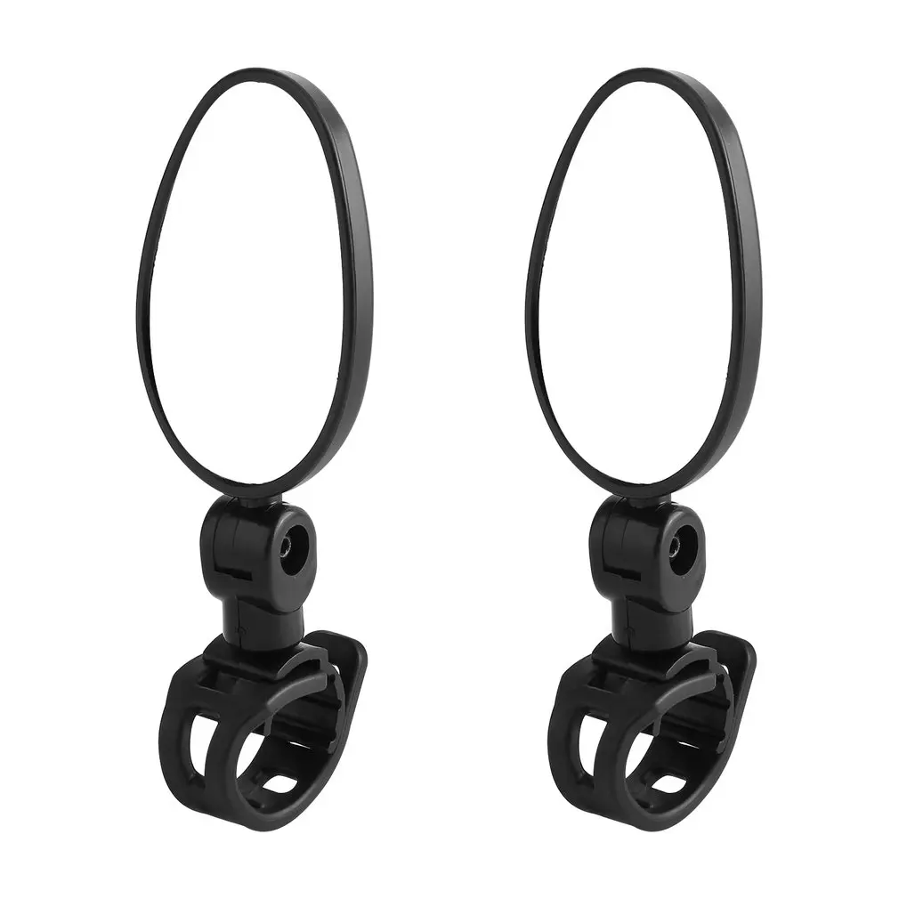 2Pcs Bundle Mini Compact 360 Rotaty Mountain Road Bicycle Cycling Bike Rear View Mirror Handlebar Glass Mirrors New