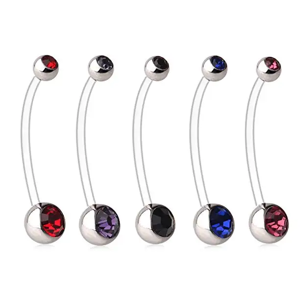 5PCS_Jeweled_CZ_Pregnancy_Sport_Maternity_Flexible_Bioplast_Belly_Navel_Button_Ring_Retainer_14G_1_1_2Inch_38mm__1529717563673_0