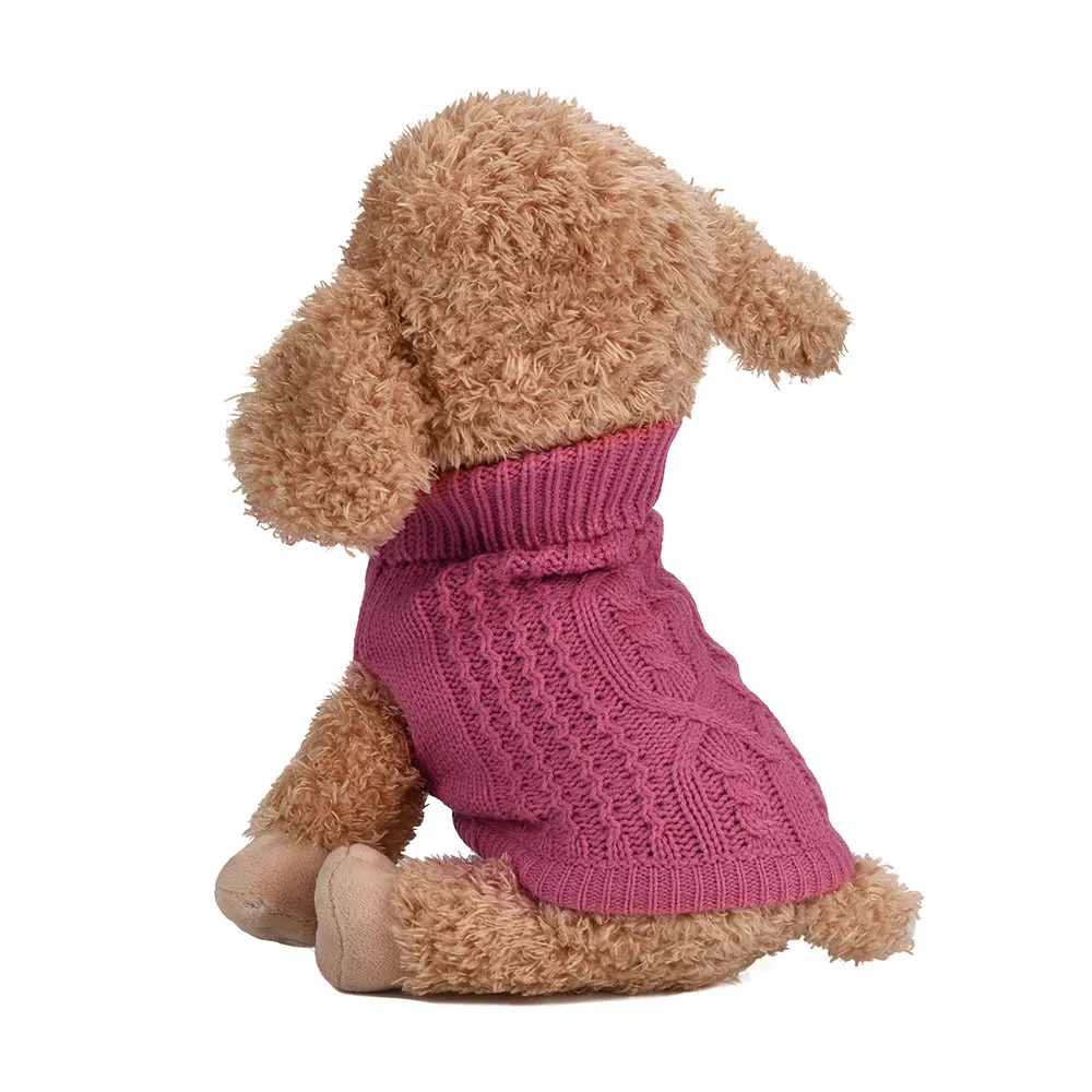 Transer свитер для собак Маленький модный акриловый мягкий свитер для собак щенков Honden Trui Jersey Perro 18 Dec15