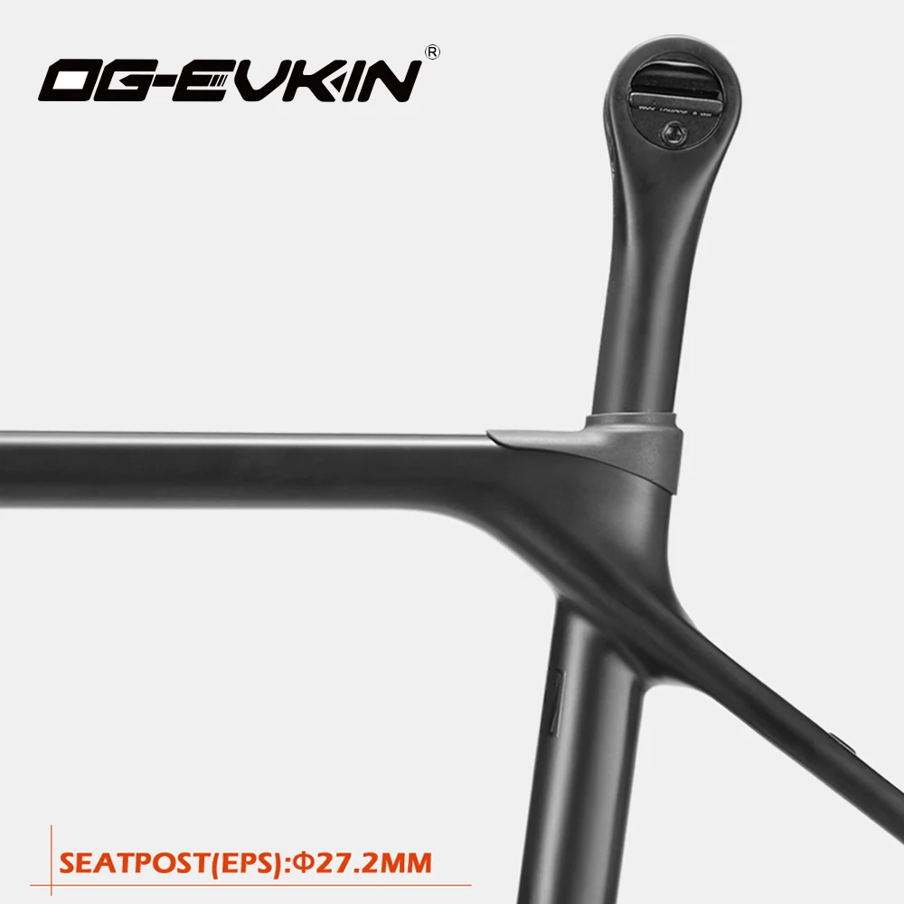 Top OG-EVKIN CF-025 Carbon Road Frame Disc Brake BB86 Bicycle Frame Carbon Framework Di2/Mechanical SuperLight 1050g Road Bike Frame 4 Top OG-EVKIN CF-025 Carbon Road Frame Disc Brake BB86 Bicycle Frame Carbon Framework Di2/Mechanical SuperLight 1050g Road Bike Frame 4