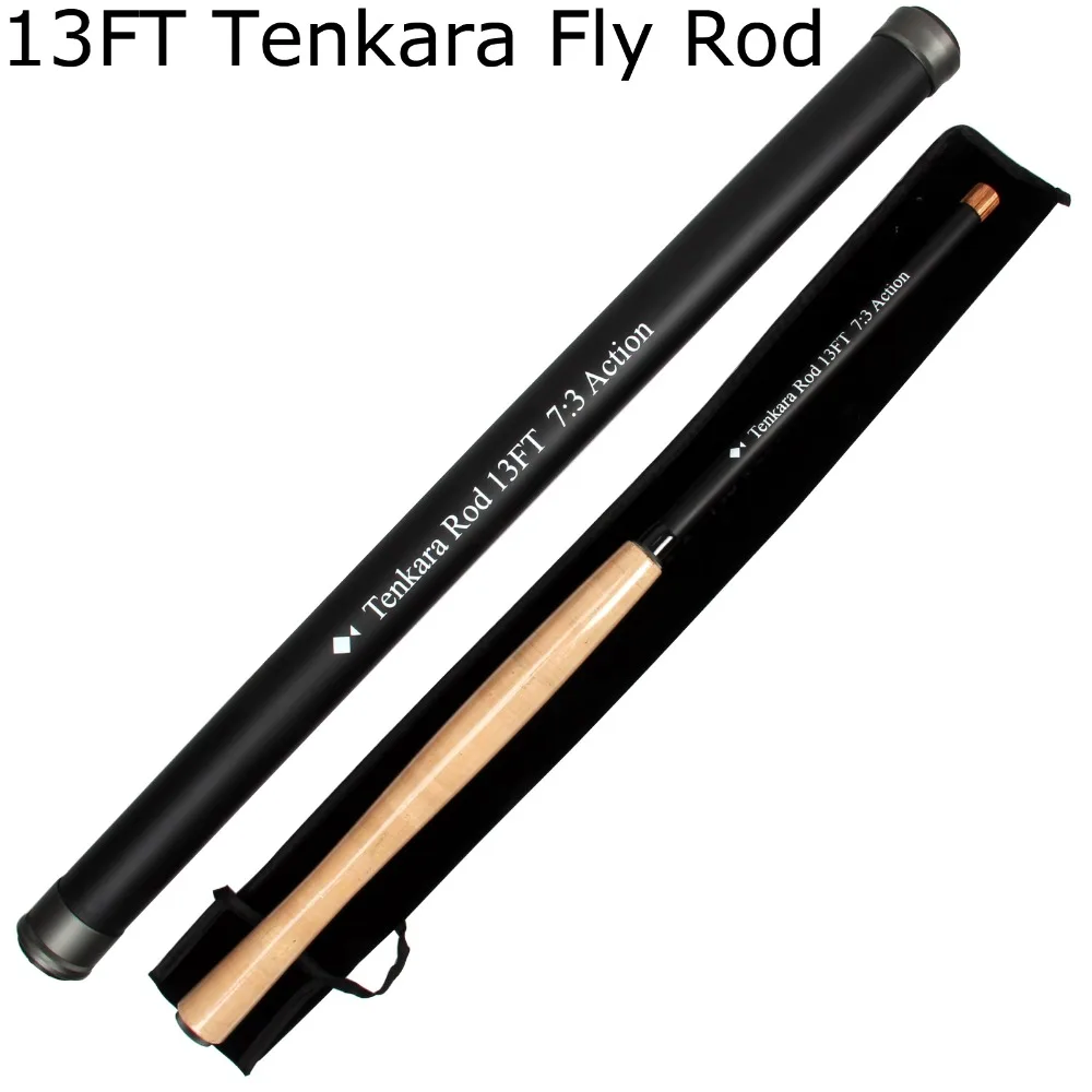 12/13 футов Tenkara Fly Rod Combo телескопическая рыболовная удочка из углеродного волокна удочка для нахлыстом с пушистым поводком Flouorocabon палантин