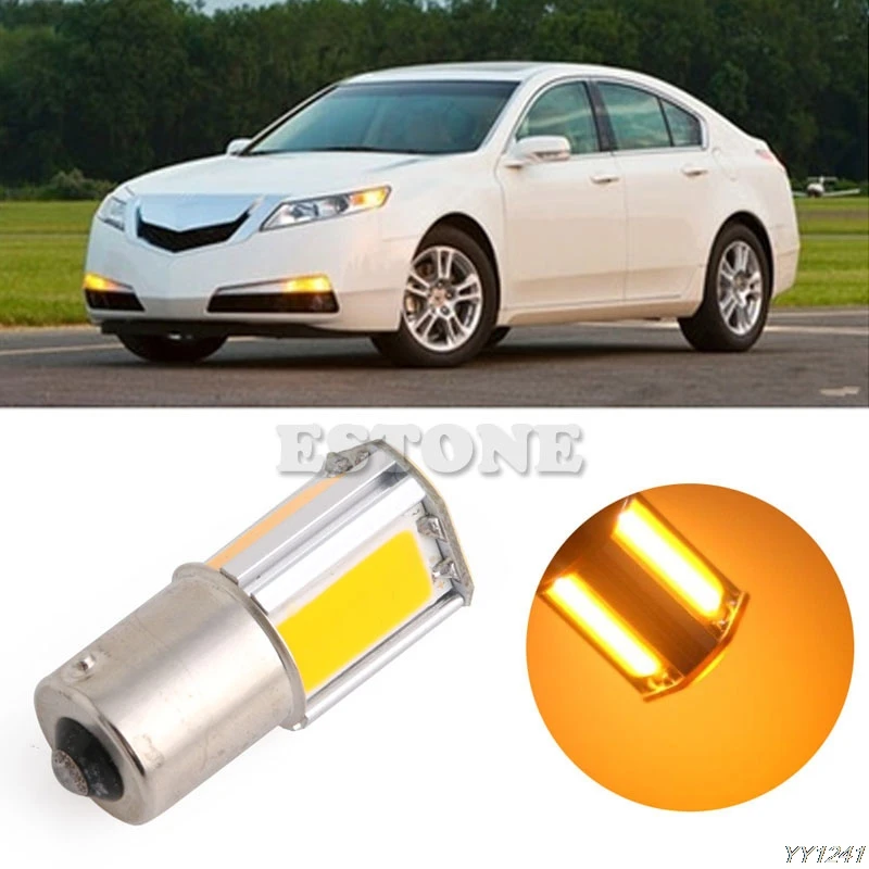 

Cornering lamp 1x Yellow/Amber 1156 4 COB LED Rear Light Car Bulb Lamp 12V