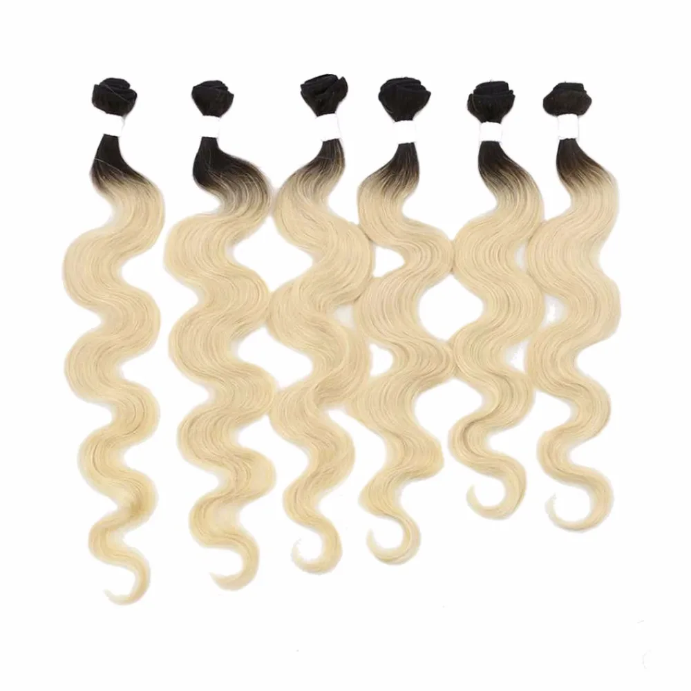 cabelo humano 6 pacotes com fechamento X-TRESS