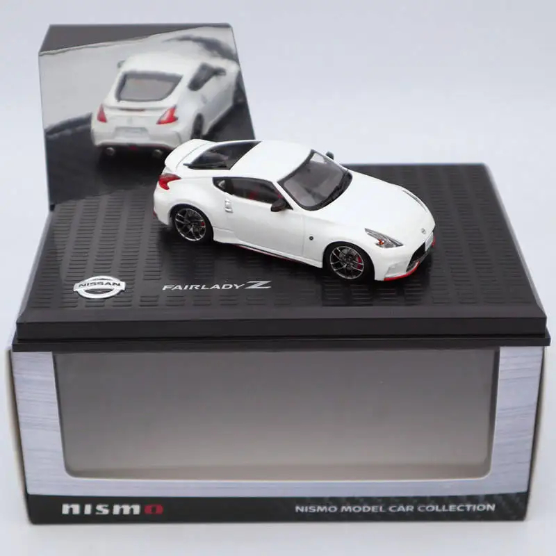 1:43 Kyosho FAIRLADY Z NISMO Z34 литые под давлением модели игрушки автомобиль белый Ограниченная серия Коллекция