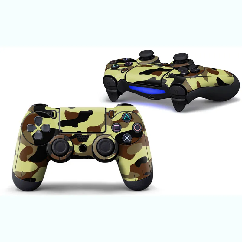 Камуфляжная наклейка s чехол для sony Playstation 4 котроллер наклейка для PS4 контроллер - Цвет: TN-PS4QB-0237