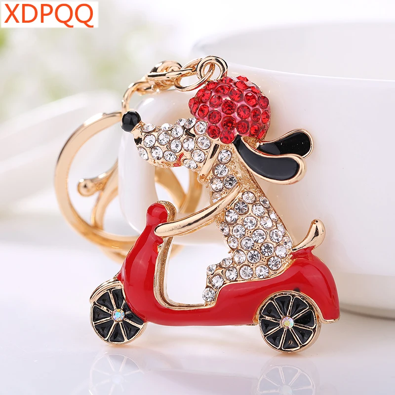 

XDPQQ2018 fashion jewelry key chain key ring female car pendant bag pendant popular jewelry animal new puppy keychain