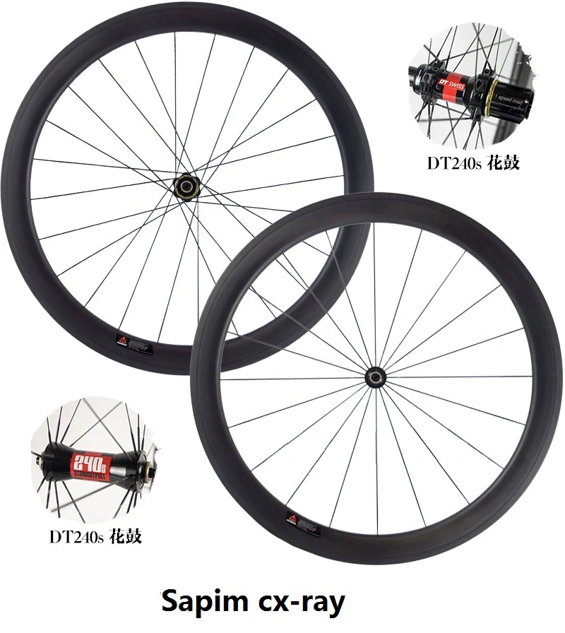 

XDB 240s Hub Carbon Road Bike Wheels 24 30 38 50mm Pillar Sapim CX-Ray Spokes Light Weight Carbon Road Bicycle Wheelset 700C