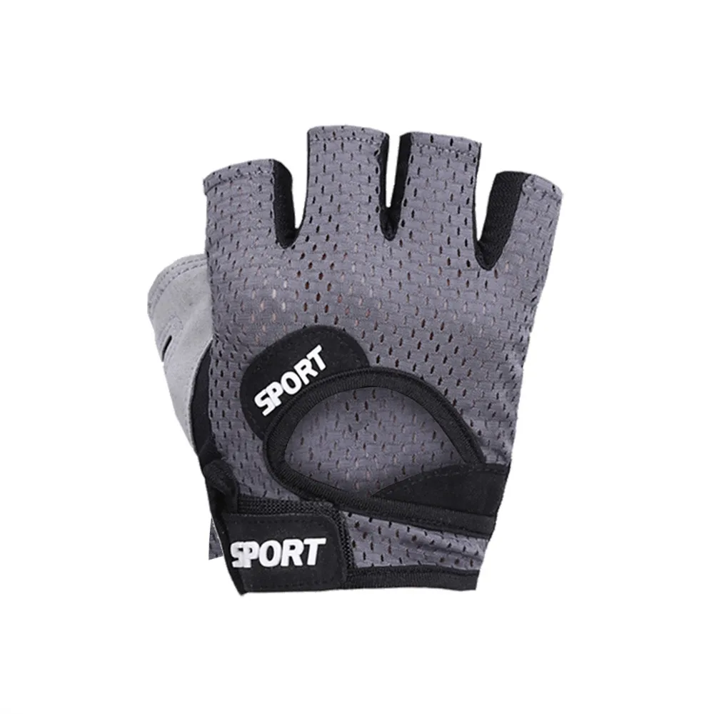 Cycle zone/мужские и женские перчатки для занятий йогой и фитнесом, перчатки для спортзала, Перчатки для фитнеса, перчатки для занятий фитнесом, половина пальца# a5 - Цвет: Gray