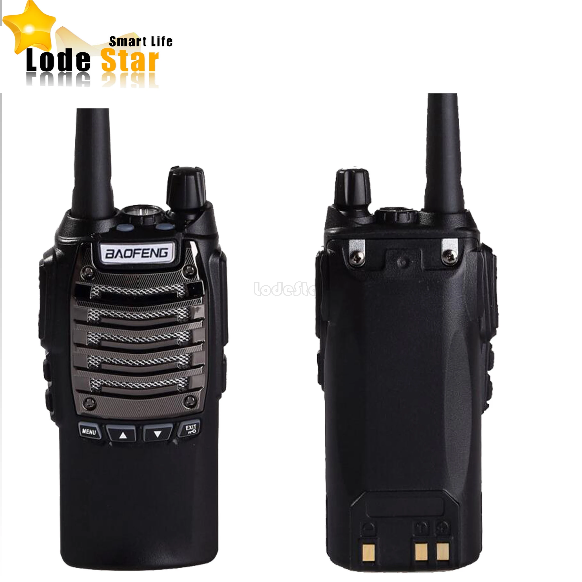 2 шт. BaoFeng UV 8D портативная рация PTT радио 8 Вт 16CH UHF DTMF VOX 1750 Гц Tone FM 2800 мАч UV8D CB Ham Радио