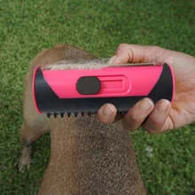 Cão de estimação pente de cabelo rolo de fiapos cão gato filhote de cachorro escova de limpeza gatos sofá de cabelo tapete mais limpo escovas suprimentos para animais de estimação pente