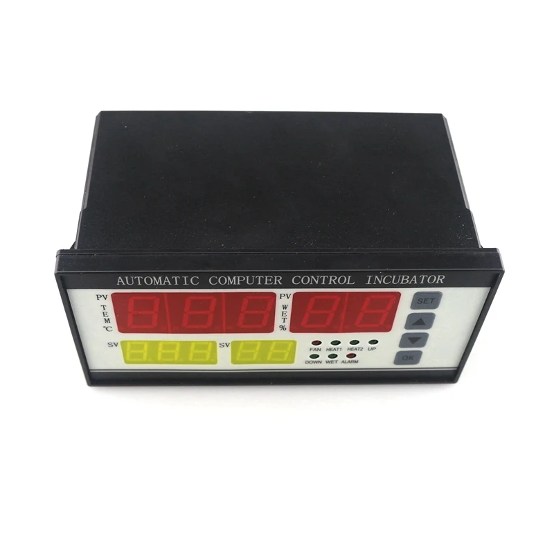 Digitale Inkubator Controller Thermostat Hygrostat Multifunktions Voll Automatische mit Temperatur Feuchtigkeit Sensor für Ei Grübler
