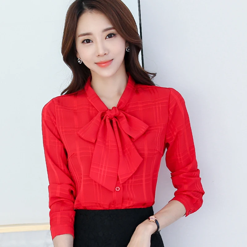 Ciyesay Blusas Mujer De Moda 2018 Chiffon Pink Autumn Long Sleeve Shirts Womens Tops And Blouses Blusas Femininas Elegante Blouses