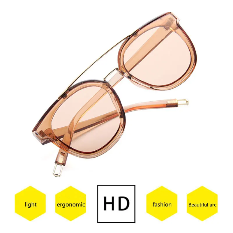 Oculos de sol, ретро очки, женские солнцезащитные очки, фирменный дизайн, Ретро стиль, мужские оттенки, UV400, двойной луч, прозрачные линзы