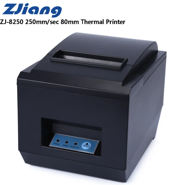 Special Offers NEW Zjiang ZJ-8250 POS Receipt Thermal Printer With 80mm Paper Rolls High-Speed 250mm/S Supports ESC/POS Thermal Line Printing
