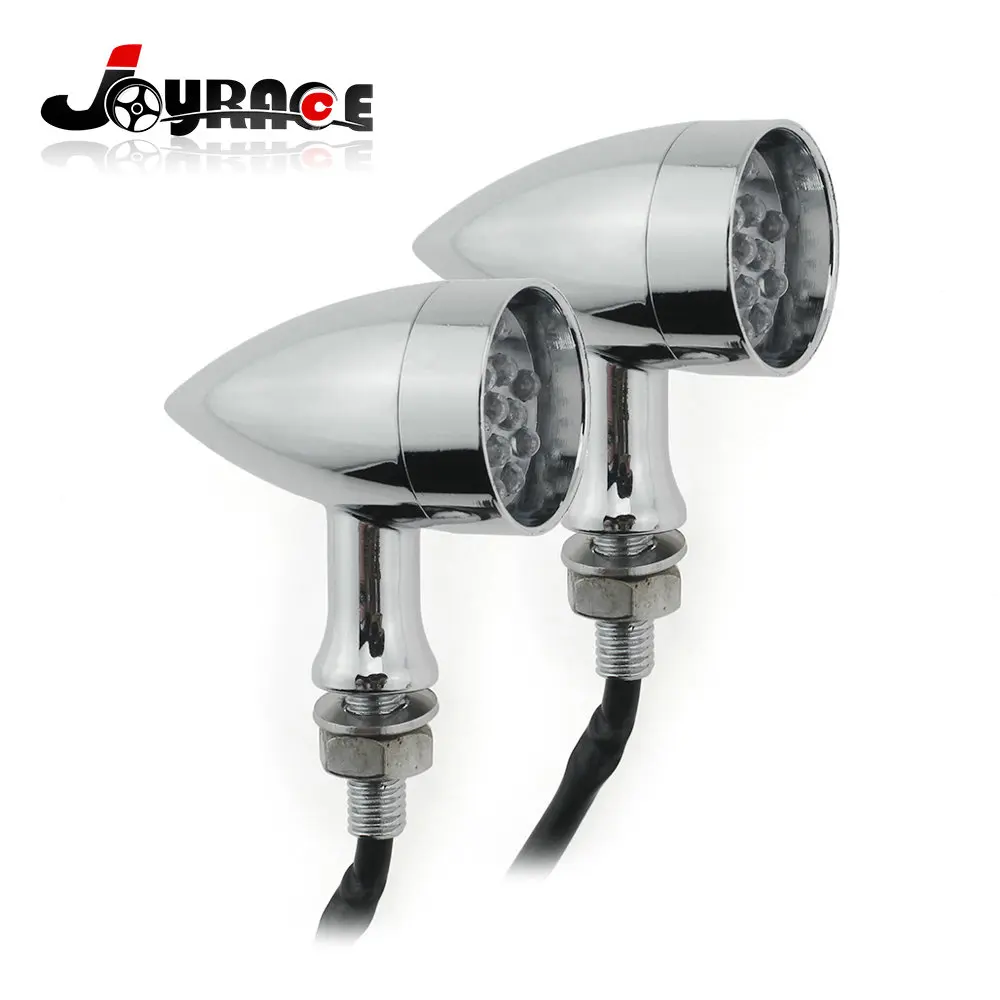 

10mm Universal Motorcycle Bullet LED Turn Signal Indicator Brake Light