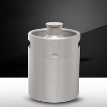 2Л 3.6л бочонок пивной Ворчун мини бочонок из нержавеющей стали пивной гроулер бутылка для домашнего приготовления барный инструмент кухонный пивной Органайзер