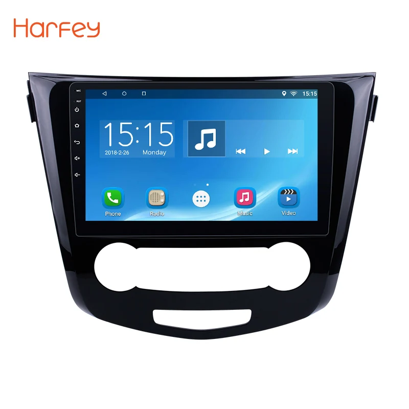 

Harfey 2 Din 10.1" Android Car bluetooth Radio Stereo GPS Navigation Head Unit Wifi Multimedia Player For 2016 Nissan Qashqai