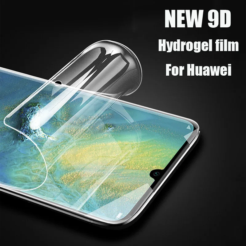 

New 9D Hydrogel Film Screen Protector For Huawei P30 P20 Mate 20 pro lite Protective Film For Honor 10 8 9 Full Curved soft Film