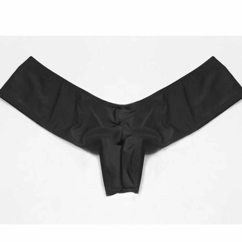 Плавки бикини черные с низкой талией купальная одежда летний сексуальный пляжный купальник бикини стринги низ S/M/L/XL