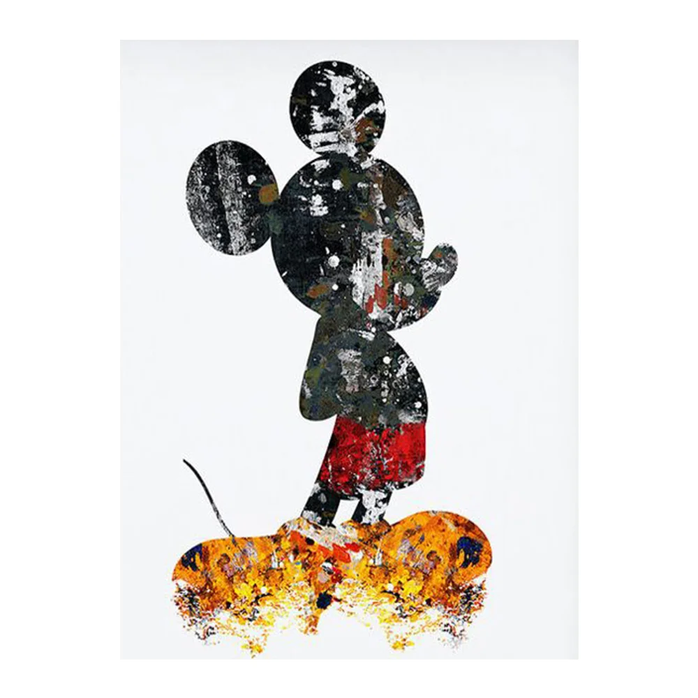 

Full diamond painting cross stitch Rhinestones mosaic Cartoon mickey Diamond Crystal Decorative Painting DIY Round embroidery Y