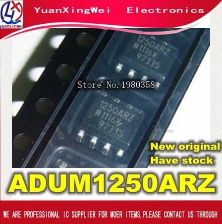 Бесплатная доставка 10 шт./лот ADUM1250ARZ ADUM1250AR ADUM1250 ad1250 DGTL ISO 2.5KV 2CH I2C SOP-8 IC. |