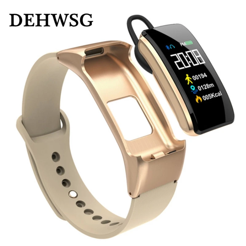 

Fashion men women Smart Bracelet B31 with Bluetooth Headset Smart Wristwatch Sleep Monitor Clock reminder Fitness Tracker