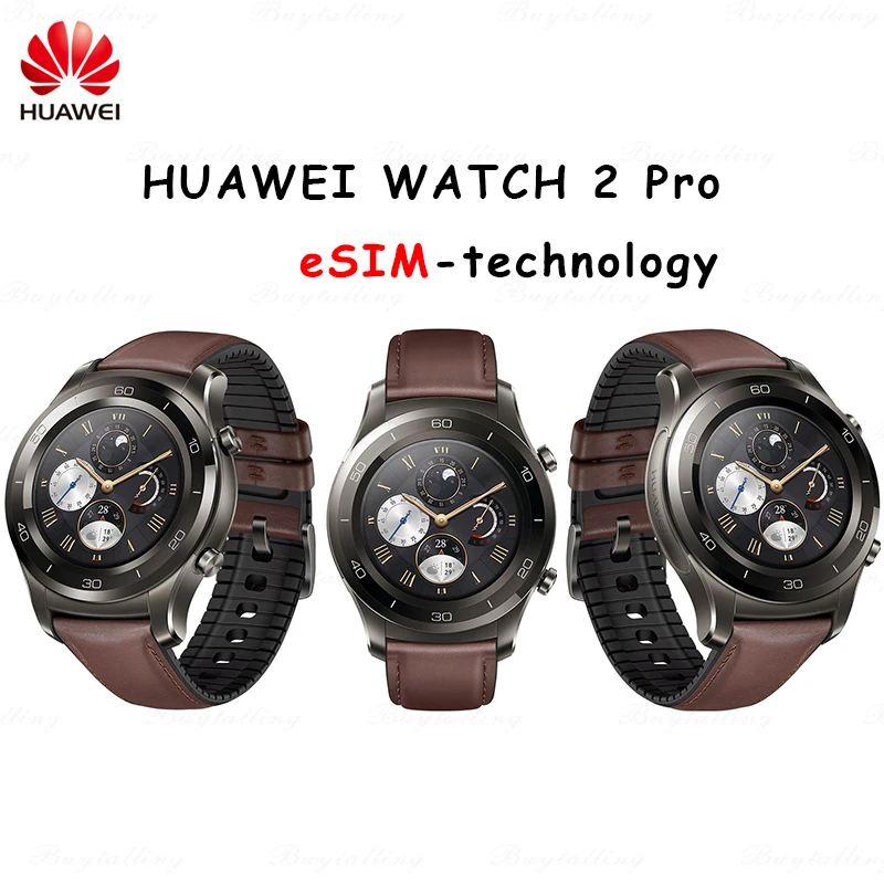 Оригинальные Смарт часы huawei watch 2 pro с поддержкой LTE 4G трекер сердечного ритма для