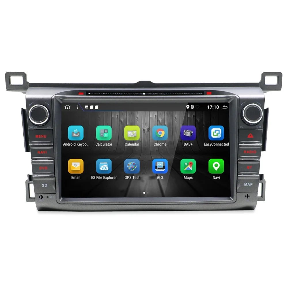 KLYDE 8 Core 2 Din 8 "Android 8,1 для TOYOTA RAV4 2013-2015 автомобильный Радио 2 + 32 ГБ мультимедийный аудио стерео 600*1024 gps BT ATV RDS