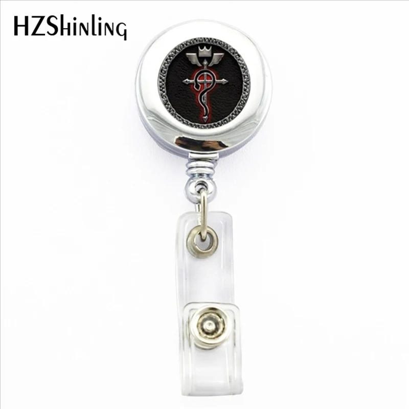 

2017 New Full Metal Alchemist Symbol Badge Holder Alchemist Symbol ID Holder Doctor Bagde Reel ID Card Holder