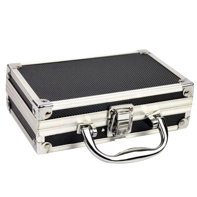 Чехол для косметики органайзер для макияжа ящик для инструментов багаж чемодан для путешествий Органайзер для дома алюминиевый сплав ящик для хранения Чехол - Цвет: 180X110X55mm