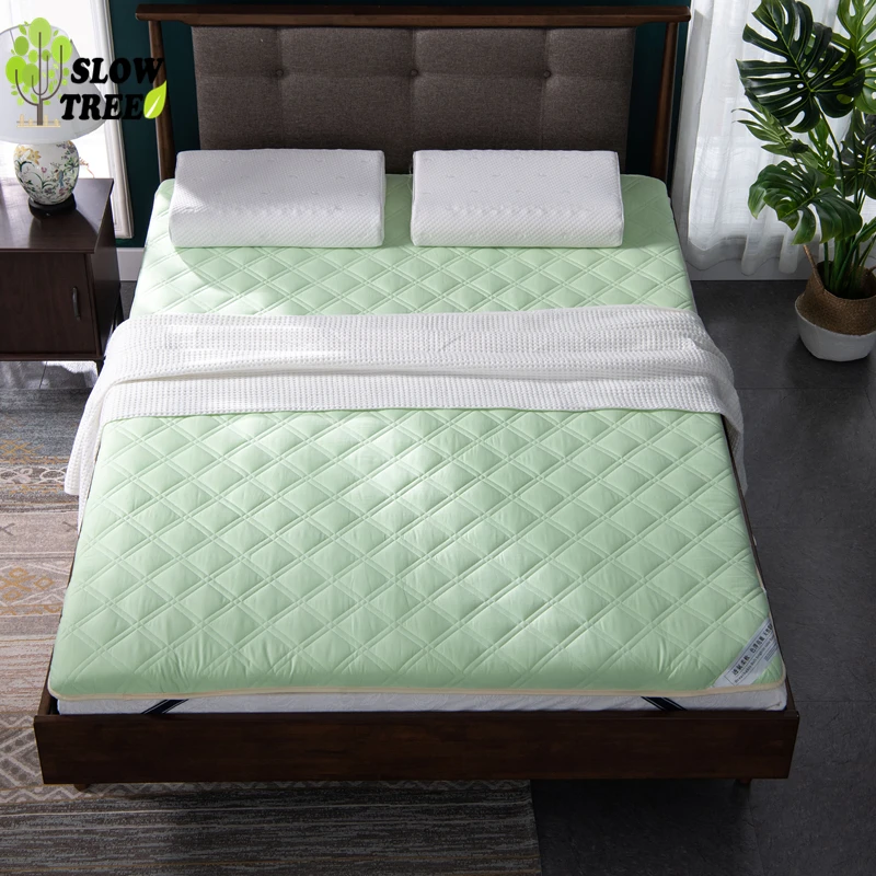 cheap Slow Tree Tatami Mattress 6cm(2.3in) Thickness Bed Mat Carpet Economy 1.8M Double Floor Sleeping Folding Mats Lazy Cushion Sheet