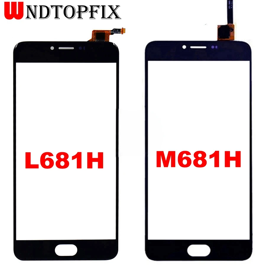 Сенсорный экран 5 дюйма Meizu M3 Note M681H L681H стекло с дигитайзером сенсорный для