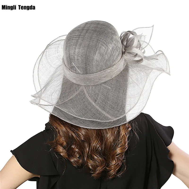 black and ivory wedding hats