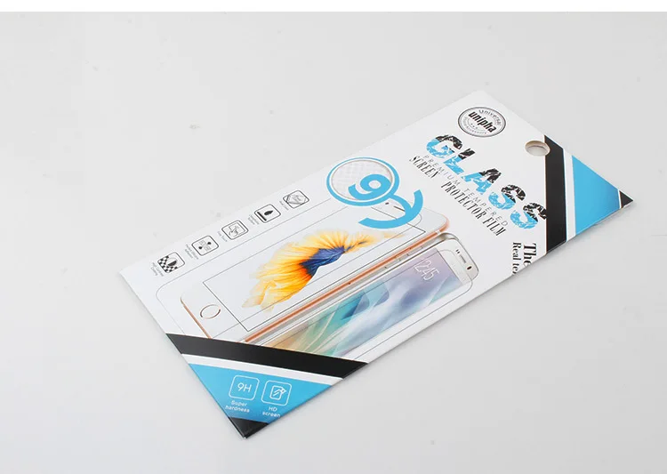 1000 шт. защитная пленка из закаленного стекла 9H для iPhone 7/ 6SE Samsung Note 7|packaging box design|box