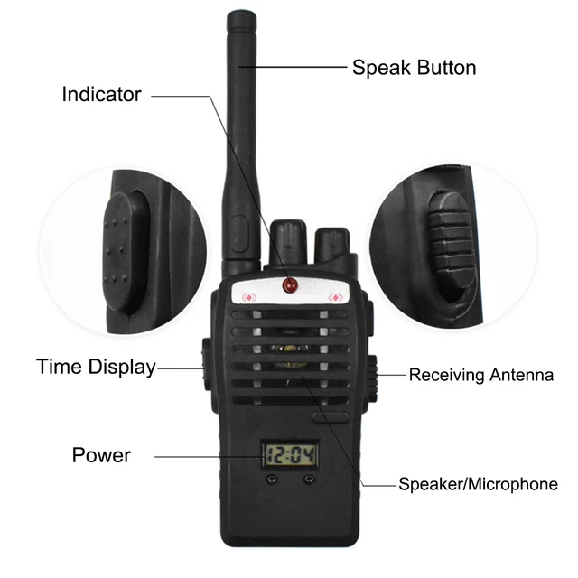 2018 New 2Pcs Wireless Walkie Talkie Children Kids Electronic Interphone Intercom Toy Set 6