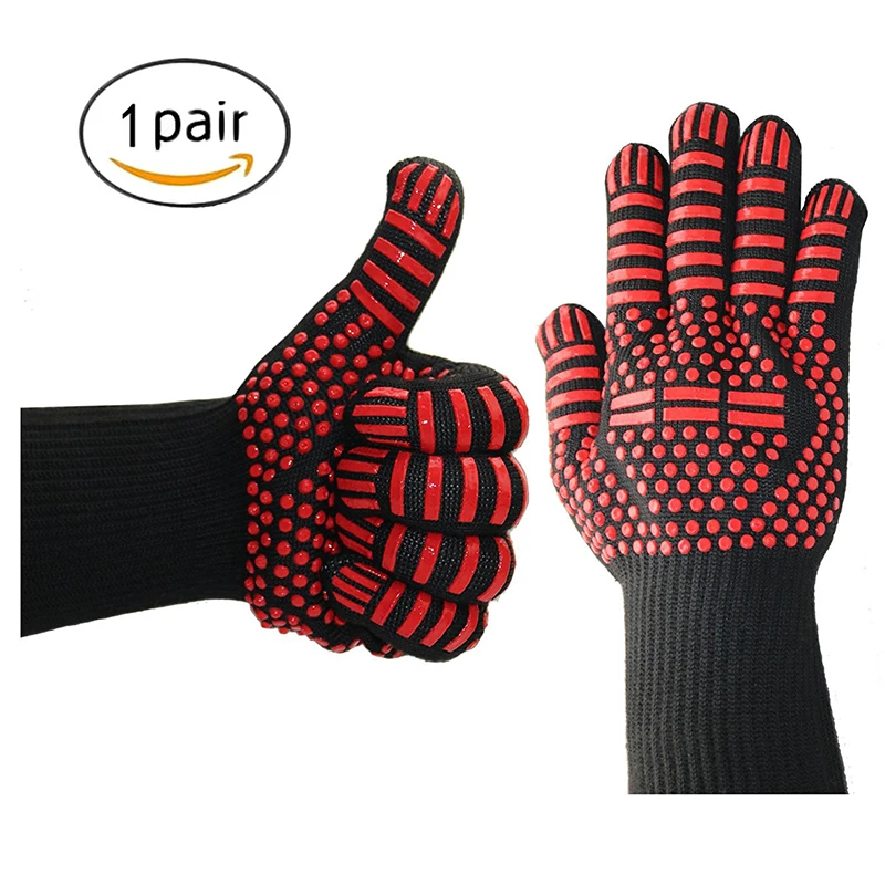 1 pair Fire Insulation Safety Gloves Heat Resistant Glove Aramid BBQ Glove Oven Kitchen Glove Direct Supply Forearm Protection 1 pair Fire Insulation Safety Gloves Heat Resistant Glove Aramid BBQ Glove Oven Kitchen Glove Direct Supply Forearm Protection