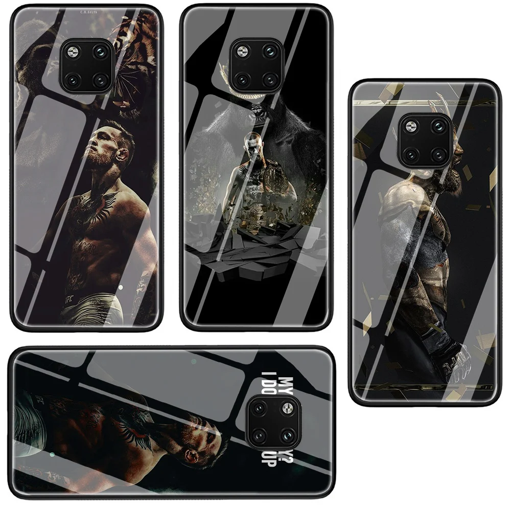 Mcgregor чехол из ТПУ с закаленным стеклом для Huawei P10 P20 P30 Mate 20 Honor 9 10 Lite Pro 7A 8X P