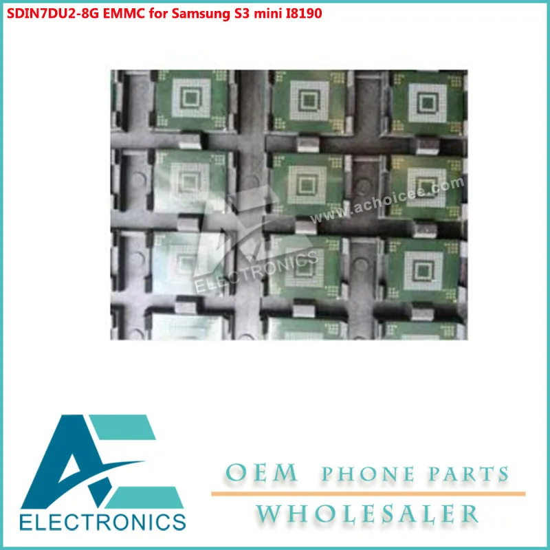 

SDIN7DU2-8G EMMC for Samsung S3 mini I8190 EMMC IC CHIP memory flash NAND with firmware on motherboard mainboard Circuits