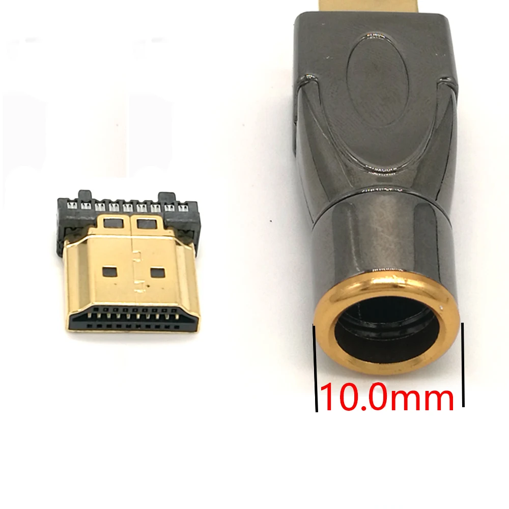 2 шт./лот HDMI сварочный адаптер hdmi вилка Версия 0 3D 4k DIY разбросанная линия
