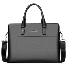 Новая горячая распродажа большой Ёмкость PU сумки сплошной Цвет Бизнес Путешествия классический дизайн сумки Для мужчин красивый простой дикий сумки