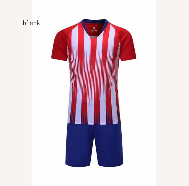 Buy Kids blank v neck short sleeve soccer jerseys