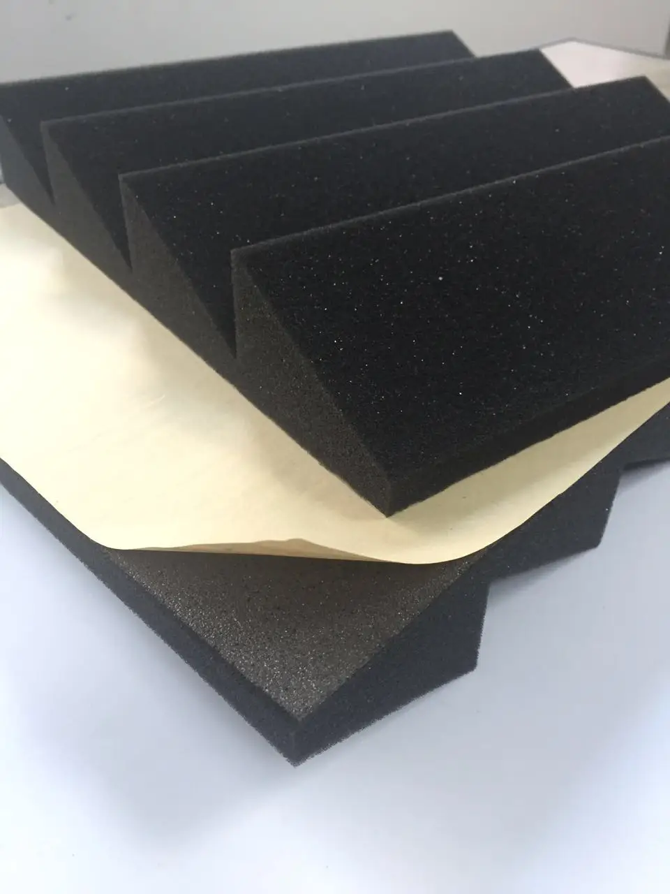 Goede 6 STKS Geluidsisolatie Foam Akoestische Foam Geluid Behandeling Studio Room Absorptie Zelfklevende