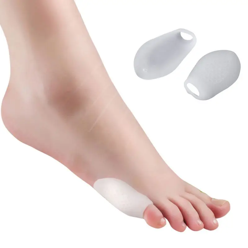 

2018 toes Gel Silicone Separator Protector Pinky Valgus Bunion Adjuster 1 Pair
